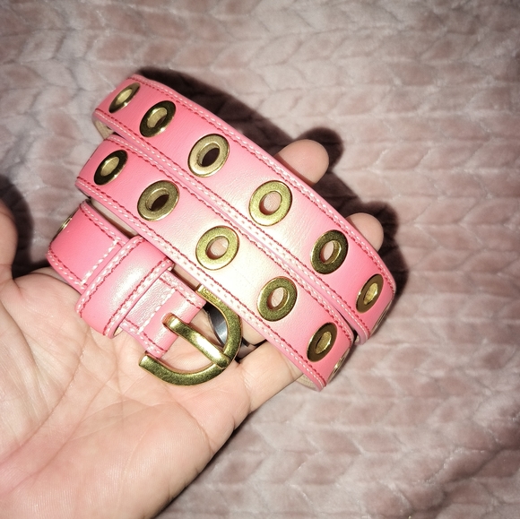 Coach Belt and Bracelet Set of 2 with Gold Toned Bangle Grommet. See Description - Picture 10 of 16